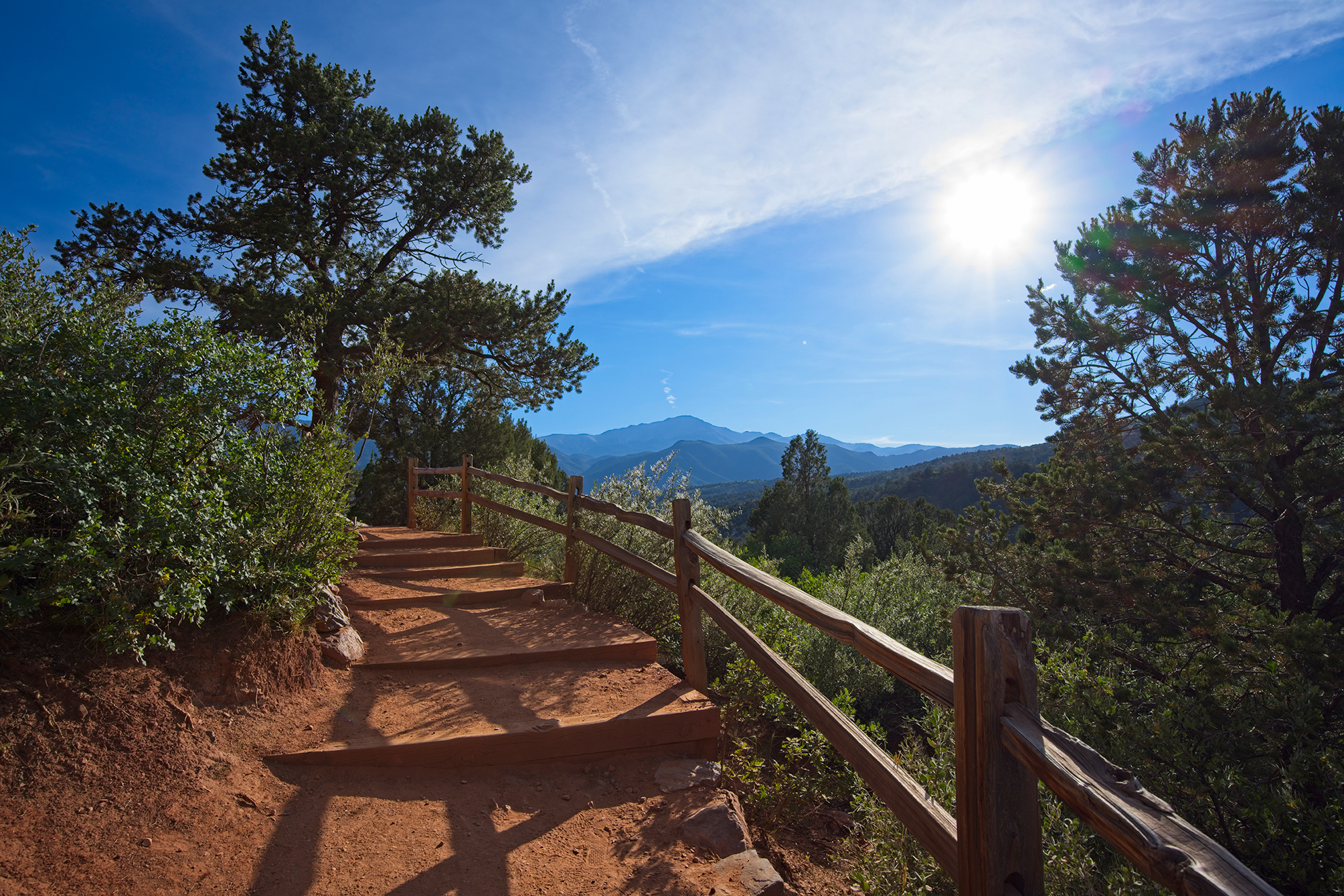 Barr Trail in the Pike National Forest