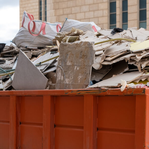 construction debris- drywall, etc.